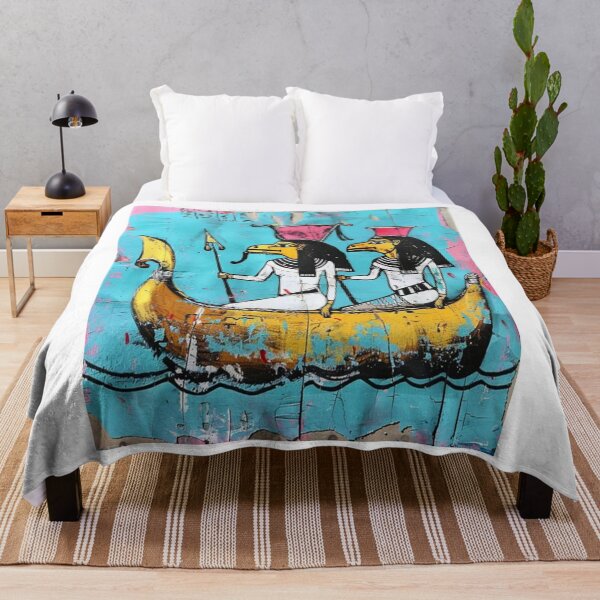 Item preview, Ancient Egyptian Boat Art designed and sold by narbnimi.