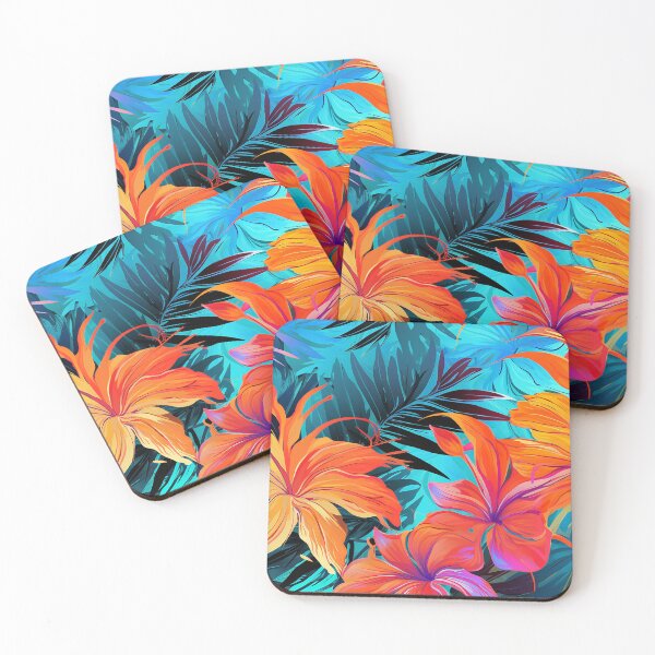 Item preview, Tropical Hibiscus Pattern designed and sold by Linda Roisum.