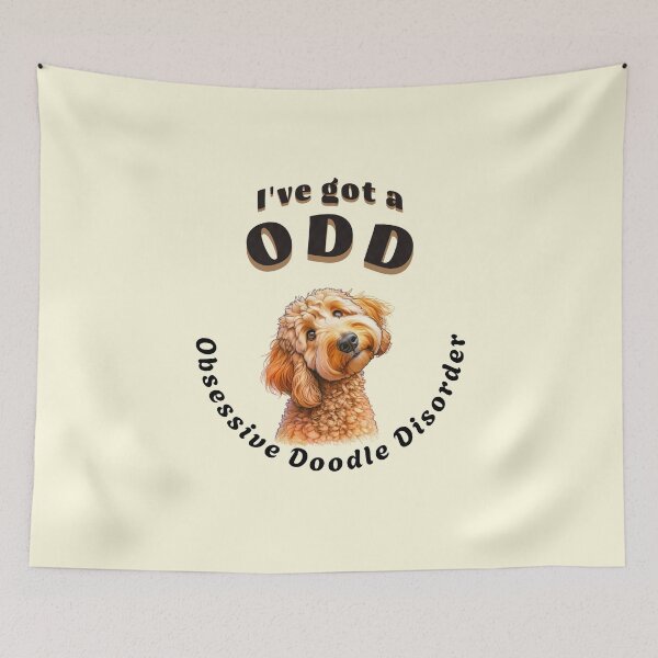 Item preview, Obsessive Doodle Disorder: Adorable Goldendoodle Design for Goldendoodle Lovers designed and sold by CrazyInk23.