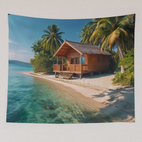 Item preview, Rustic Bungalow by the Shore designed and sold by BlareBlare.