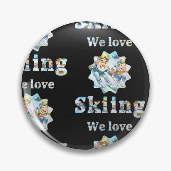 Item preview, we love skiing designed and sold by HerbertFlenner.