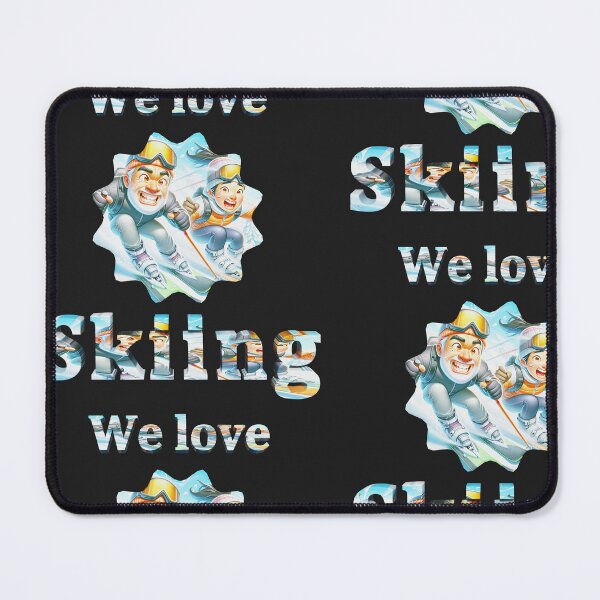 Item preview, we love skiing designed and sold by HerbertFlenner.