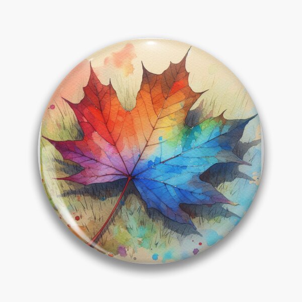 Item preview, Maple leaf Rainbow Colorful designed and sold by Nanthanon.