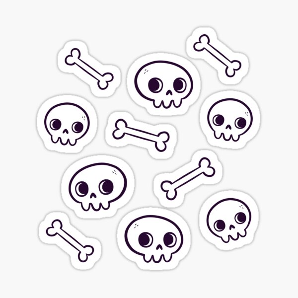 Cute Skulls | Nikury Sticker