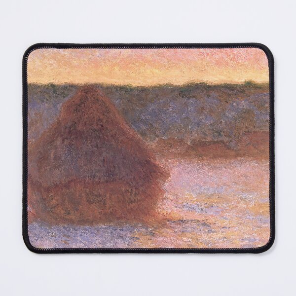 Item preview, Haystacks at Sunset, Frosty Weather - Claude Monet designed and sold by dottyshai.