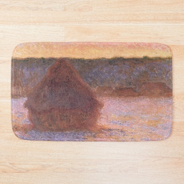 Item preview, Haystacks at Sunset, Frosty Weather - Claude Monet designed and sold by dottyshai.