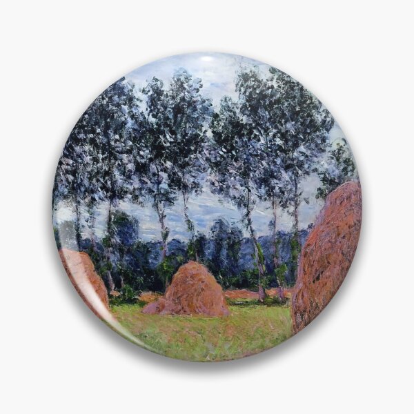 Item preview, Haystacks, Overcast Day - Claude Monet designed and sold by dottyshai.