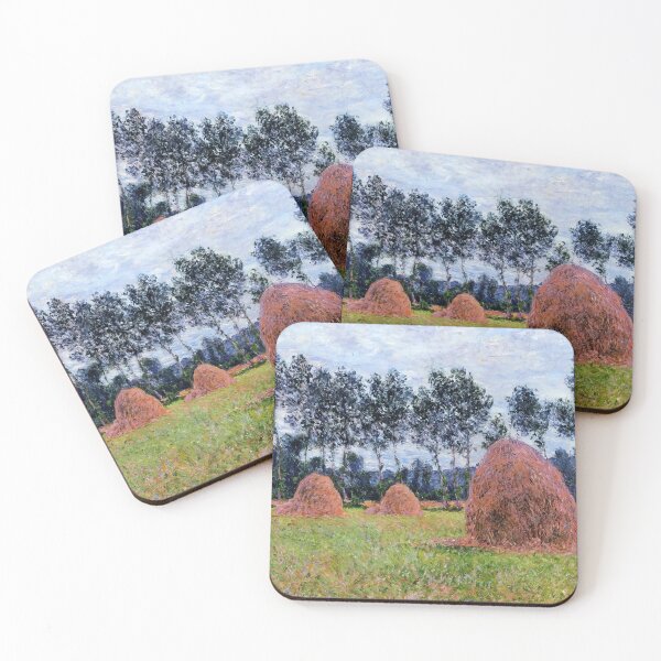 Item preview, Haystacks, Overcast Day - Claude Monet designed and sold by dottyshai.