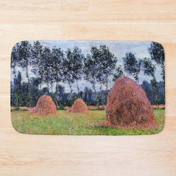 Item preview, Haystacks, Overcast Day - Claude Monet designed and sold by dottyshai.