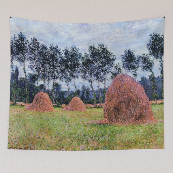 Item preview, Haystacks, Overcast Day - Claude Monet designed and sold by dottyshai.