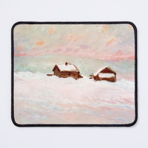 Item preview, Houses in the Snow, Norway - Claude Monet designed and sold by dottyshai.