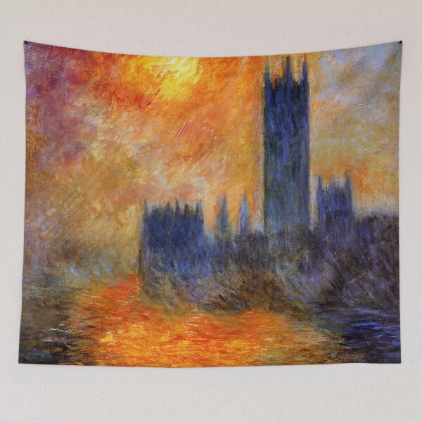 Item preview, House of Parliament Sun - Claude Monet designed and sold by dottyshai.