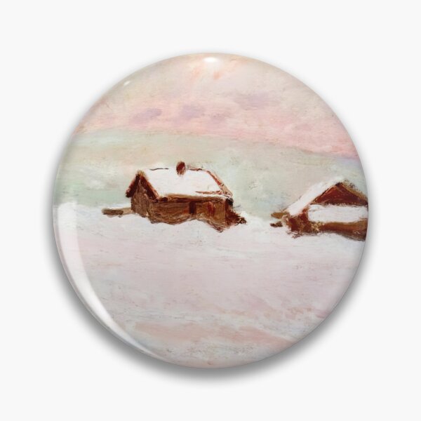 Item preview, Houses in the Snow, Norway - Claude Monet designed and sold by dottyshai.
