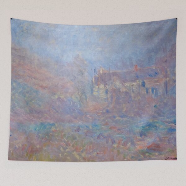 Item preview, Houses at Falaise in the Fog - Claude Monet designed and sold by dottyshai.
