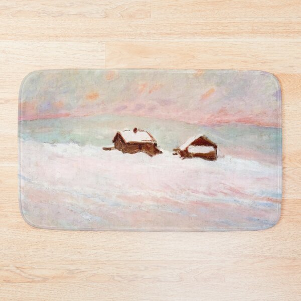 Item preview, Houses in the Snow, Norway - Claude Monet designed and sold by dottyshai.