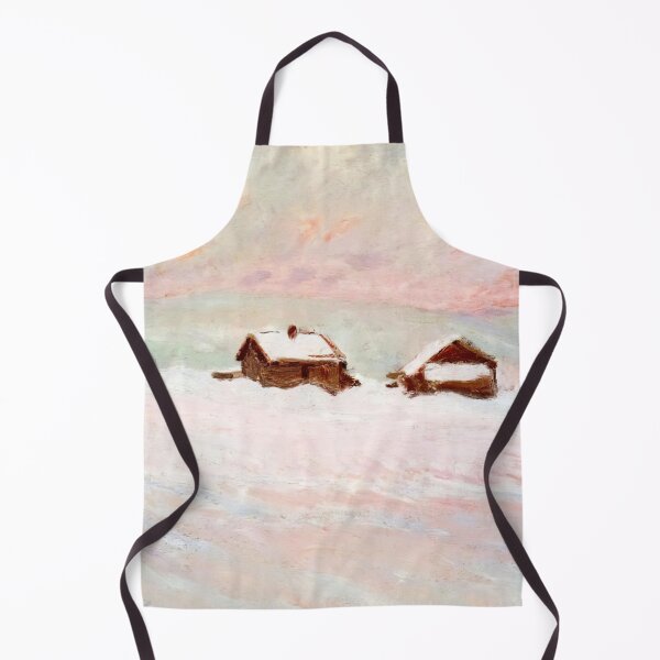 Item preview, Houses in the Snow, Norway - Claude Monet designed and sold by dottyshai.