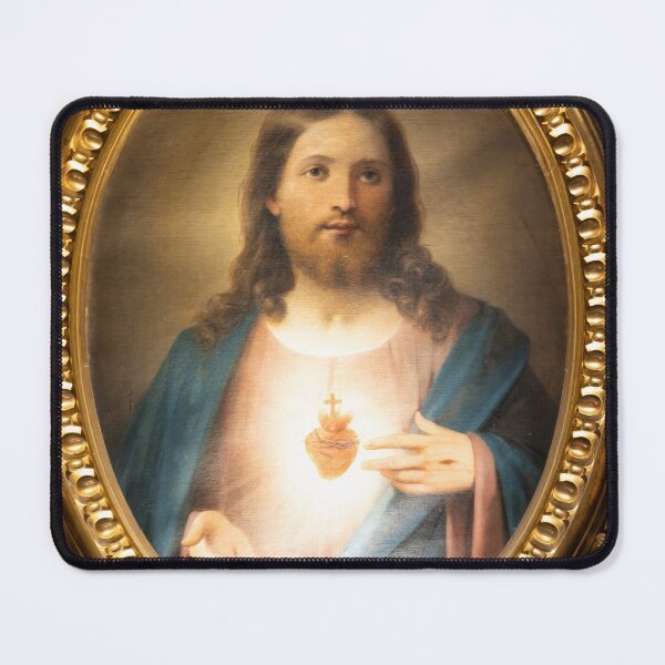 Item preview, Heart of Jesus Christ painting. designed and sold by Paolo Modena Photography - Fine Italian Art.