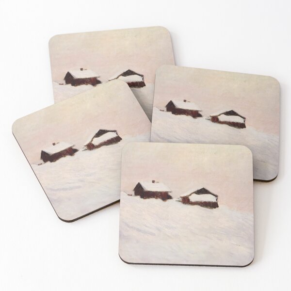 Item preview, Houses in the Snow - Claude Monet designed and sold by dottyshai.