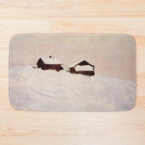 Item preview, Houses in the Snow - Claude Monet designed and sold by dottyshai.