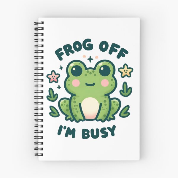 Item preview, Frog Off I'm Busy designed and sold by CatherineLievre.