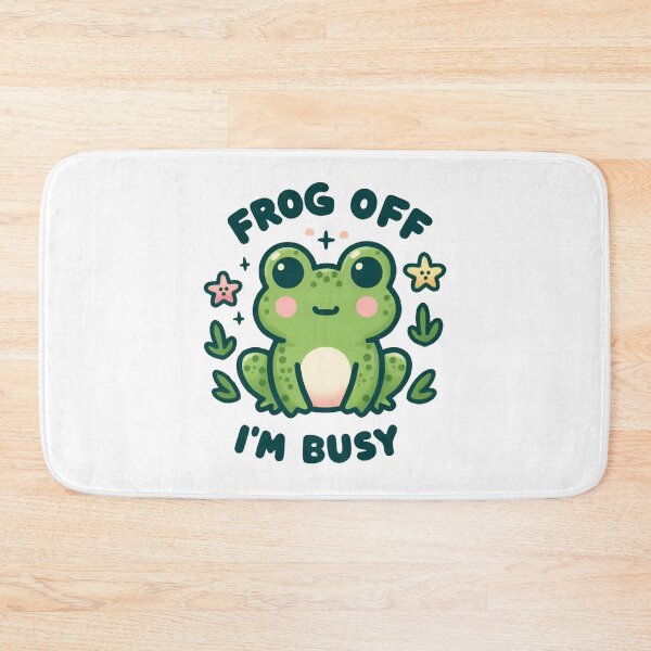 Item preview, Frog Off I'm Busy designed and sold by CatherineLievre.