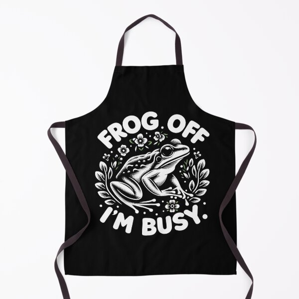 Item preview, Frog Off I'm Busy designed and sold by CatherineLievre.
