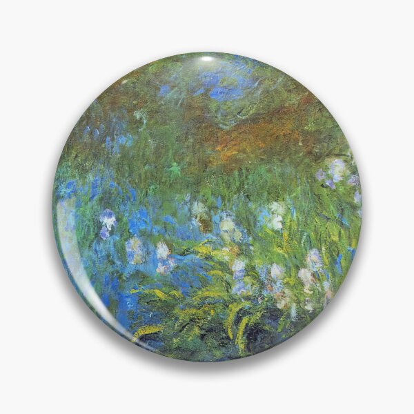 Item preview, Iris at the Sea-Rose Pond - Claude Monet designed and sold by dottyshai.