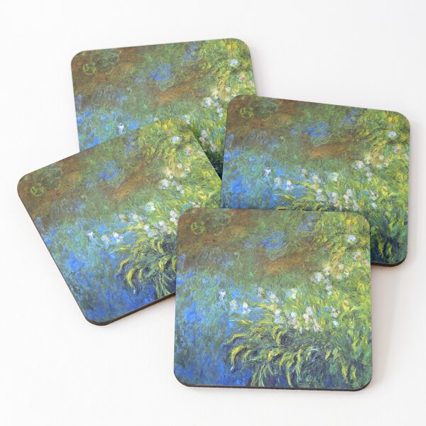 Item preview, Iris at the Sea-Rose Pond - Claude Monet designed and sold by dottyshai.