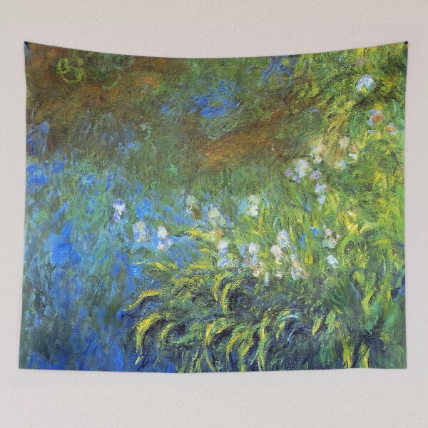 Item preview, Iris at the Sea-Rose Pond - Claude Monet designed and sold by dottyshai.