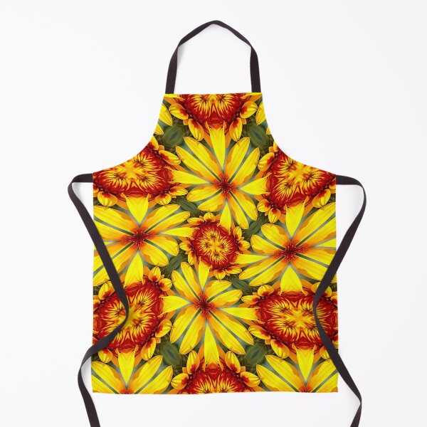 Artikelvorschau, Goldenes Blumenmuster entworfen und verkauft von Patternflower.
