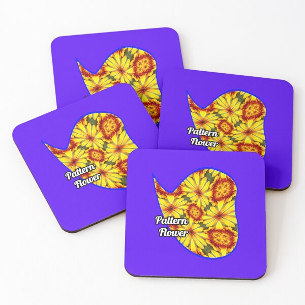 Item preview, Golden Flowers Pattern designed and sold by Patternflower.