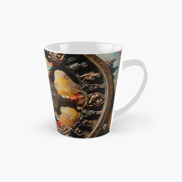 Artikelvorschau, Rad des Samsara, Amulett, Zeichnung, Kunst entworfen und verkauft von DonnaBlankaArt.