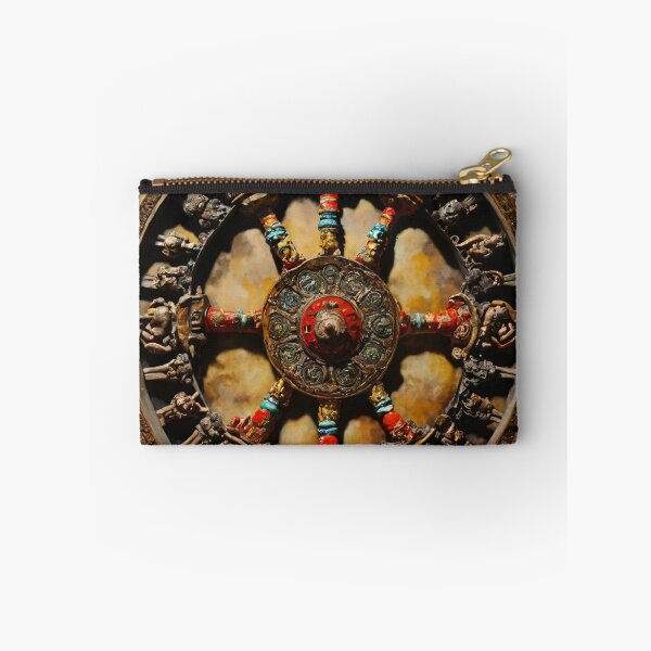 Item preview, wheel of samsara, amulet, drawing, art designed and sold by DonnaBlankaArt.