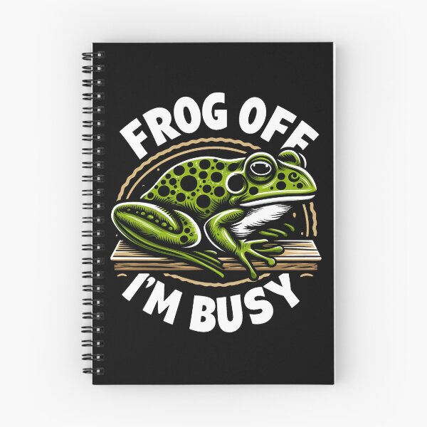 Item preview, Frog Off I'm Busy designed and sold by CatherineLievre.