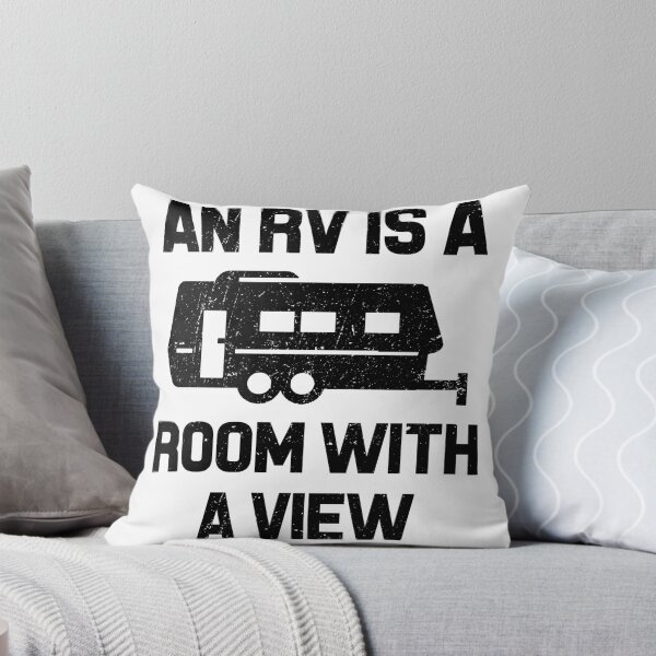 Item preview, AN RV IS A ROOM WITH A VIEW outdoor car travel adventures home nature sightseeing trip friends happy fun cool gifts  designed and sold by Mad Over Store.