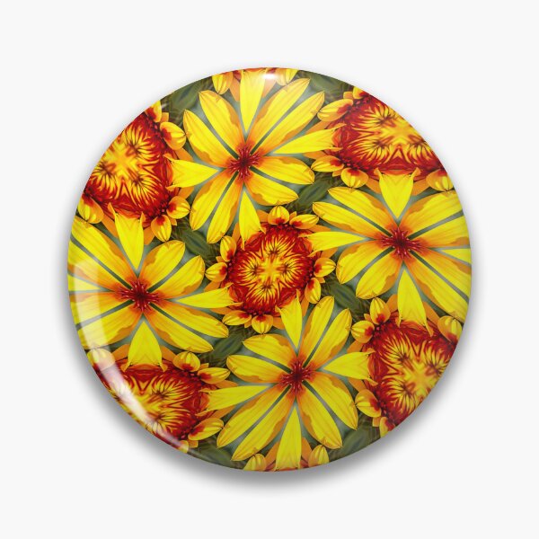 Item preview, Golden Flowers Pattern designed and sold by Patternflower.
