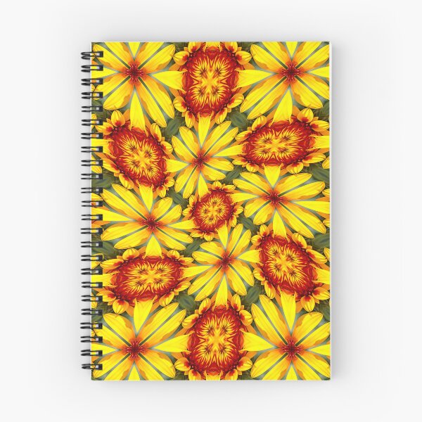 Item preview, Golden Flowers Pattern designed and sold by Patternflower.