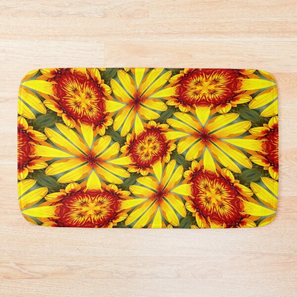 Item preview, Golden Flowers Pattern designed and sold by Patternflower.