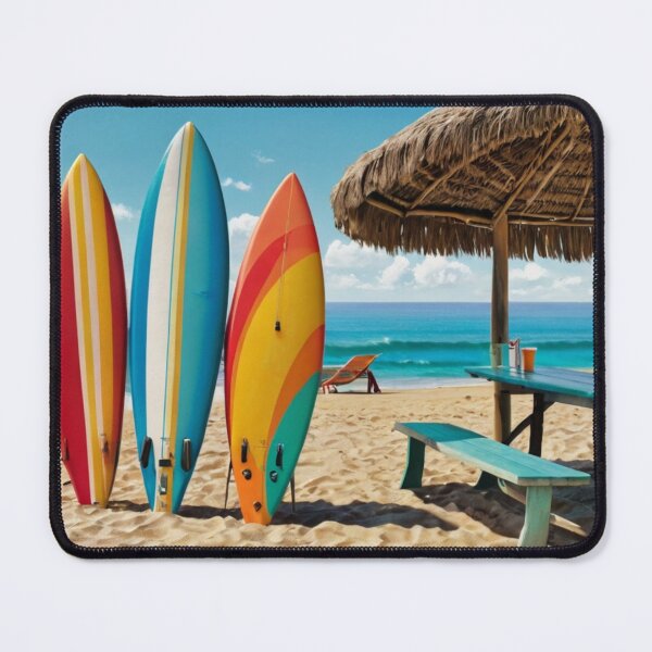 Item preview, Beachside Bliss with Surfboards & Snack Stand – Bright Summer Clipart designed and sold by santyj.