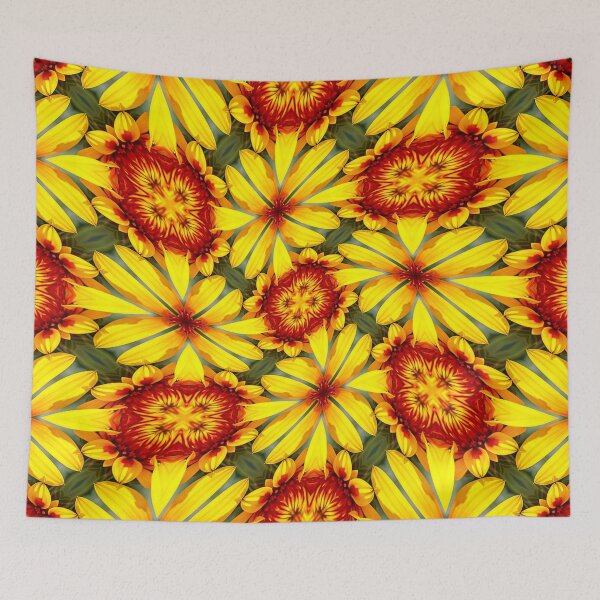 Item preview, Golden Flowers Pattern designed and sold by Patternflower.