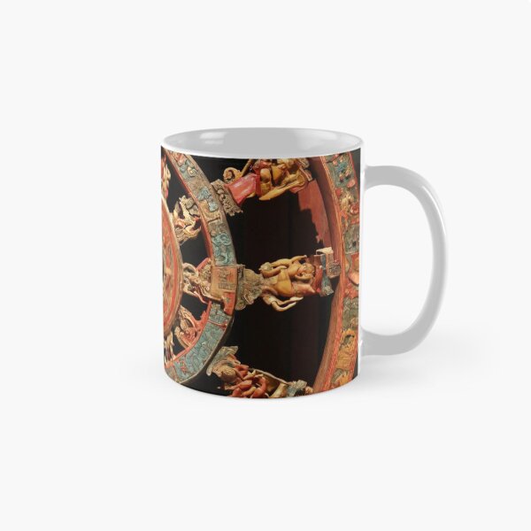 Item preview, wheel of samsara, amulet, drawing, art designed and sold by DonnaBlankaArt.