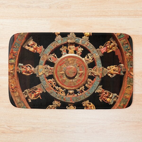 Item preview, wheel of samsara, amulet, drawing, art designed and sold by DonnaBlankaArt.