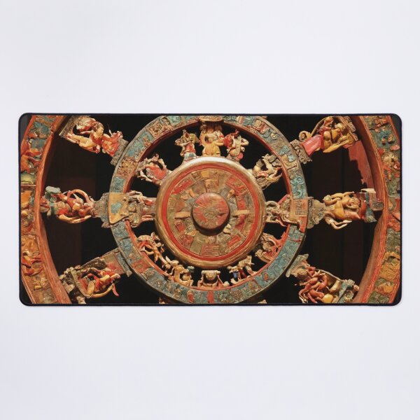 Item preview, wheel of samsara, amulet, drawing, art designed and sold by DonnaBlankaArt.