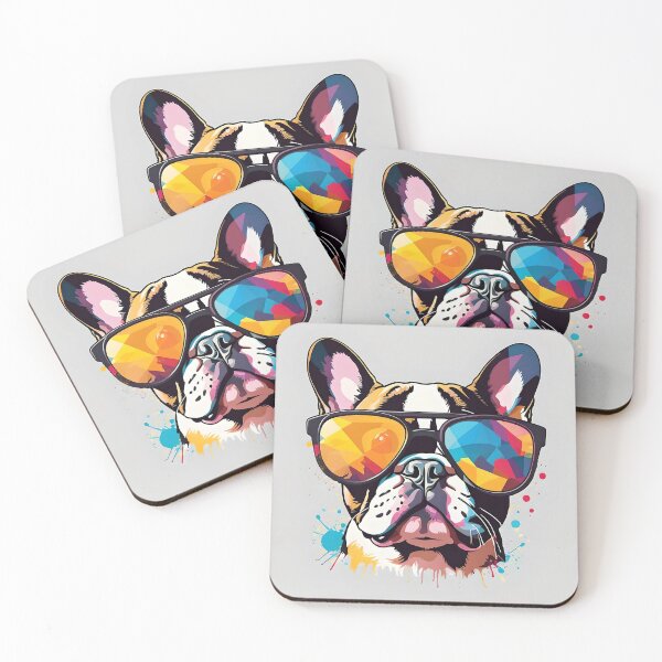Item preview, Frenchie with Sunnies  designed and sold by Hachiandco.