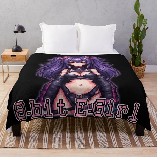 Item preview, 8-bit E-Girl, Gamer, Pixel Art designed and sold by Burn-Ego.