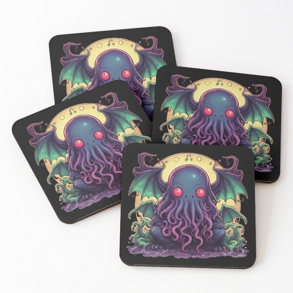 Item preview, Cthulhu Meditation, Lovecraft, Full Moon, Horror designed and sold by Burn-Ego.