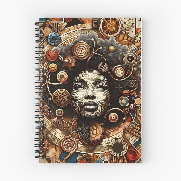 Item preview, Afro-style Tribal Mechanics patterns designed and sold by Indoni.