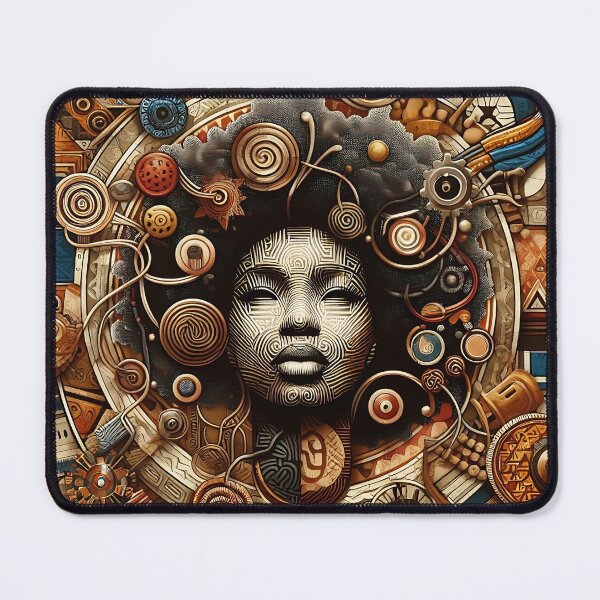Item preview, Afro-style Tribal Mechanics patterns designed and sold by Indoni.