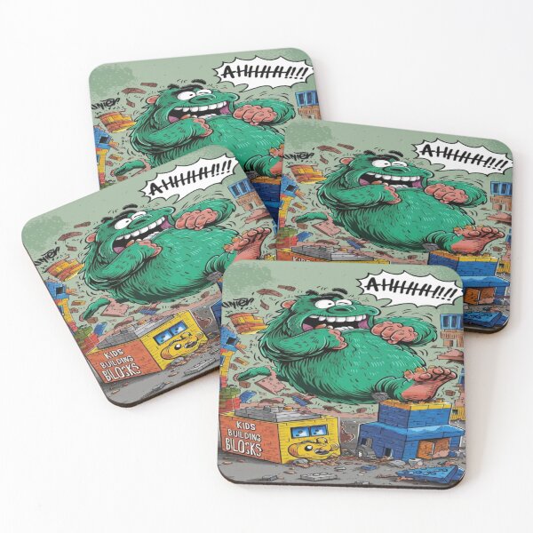 Item preview, Monster Steps On Toy Building Block designed and sold by FanaticB.