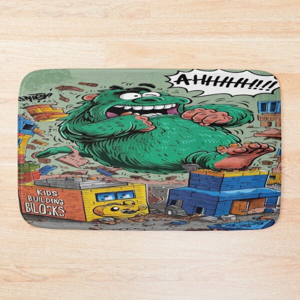 Item preview, Monster Steps On Toy Building Block designed and sold by FanaticB.